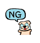 捨て犬。（個別スタンプ：16）