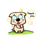 捨て犬。（個別スタンプ：40）