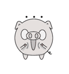 やる気のないブヒマル（個別スタンプ：12）