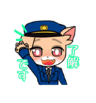 おまわりさんのいぬスタンプ（個別スタンプ：1）