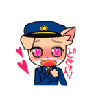 おまわりさんのいぬスタンプ（個別スタンプ：3）