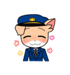 おまわりさんのいぬスタンプ（個別スタンプ：6）