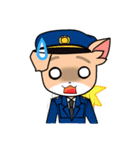 おまわりさんのいぬスタンプ（個別スタンプ：7）