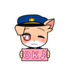 おまわりさんのいぬスタンプ（個別スタンプ：8）