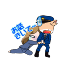 おまわりさんのいぬスタンプ（個別スタンプ：22）