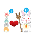 Call me Rabbit leader and the gang（個別スタンプ：12）