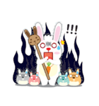 Call me Rabbit leader and the gang（個別スタンプ：18）