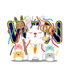 Call me Rabbit leader and the gang（個別スタンプ：28）