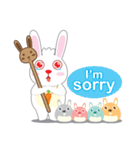 Call me Rabbit leader and the gang（個別スタンプ：34）