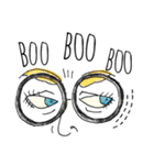 Mr. and Mrs. めがね。（個別スタンプ：1）