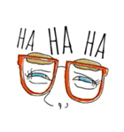 Mr. and Mrs. めがね。（個別スタンプ：2）