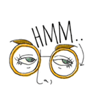 Mr. and Mrs. めがね。（個別スタンプ：3）