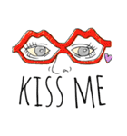 Mr. and Mrs. めがね。（個別スタンプ：30）