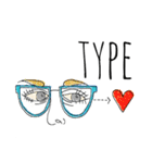 Mr. and Mrs. めがね。（個別スタンプ：34）