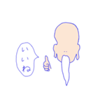 ○○系 男子/ 女子の 視覚化（個別スタンプ：1）