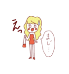○○系 男子/ 女子の 視覚化（個別スタンプ：28）