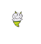 happy monster balloon（個別スタンプ：12）