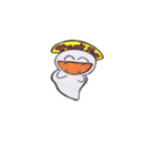 happy monster balloon（個別スタンプ：34）