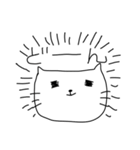 ゆるゆる脱力にゃんこ＆へたくそ文字（個別スタンプ：40）