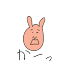 ウサギみたいな人（個別スタンプ：6）
