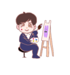 ブラックたーちゃん（個別スタンプ：36）