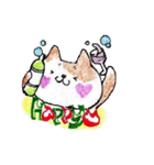 cheek of heart  cat（個別スタンプ：35）