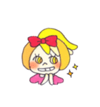 Peach color girl（個別スタンプ：11）