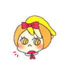 Peach color girl（個別スタンプ：12）