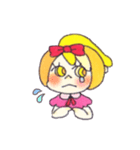 Peach color girl（個別スタンプ：15）