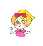 Peach color girl（個別スタンプ：18）