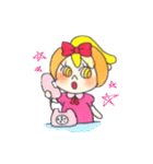 Peach color girl（個別スタンプ：23）