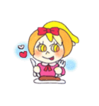 Peach color girl（個別スタンプ：28）