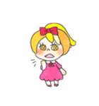 Peach color girl（個別スタンプ：36）