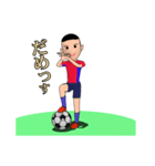 サッカー少年（個別スタンプ：3）