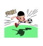 サッカー少年（個別スタンプ：6）