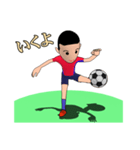 サッカー少年（個別スタンプ：7）