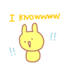 帰国子女うさぎ（個別スタンプ：3）