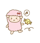 Sheep and Chick (English)（個別スタンプ：1）