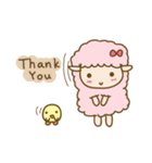 Sheep and Chick (English)（個別スタンプ：9）