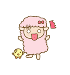 Sheep and Chick (English)（個別スタンプ：21）
