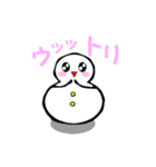 日本式雪だるま（個別スタンプ：25）