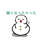 日本式雪だるま（個別スタンプ：35）