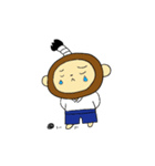 サムライ モンキー ござる（個別スタンプ：5）