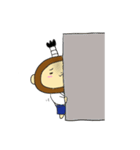 サムライ モンキー ござる（個別スタンプ：12）