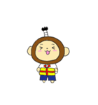 サムライ モンキー ござる（個別スタンプ：36）