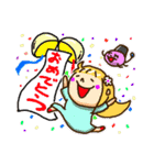 相づち上手のメイモユマリーと猫（個別スタンプ：18）