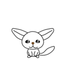 フェネック狐のシロちゃん（個別スタンプ：1）