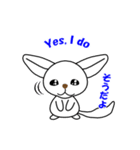 フェネック狐のシロちゃん（個別スタンプ：8）