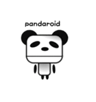 白黒星のぱんだーそん（個別スタンプ：11）
