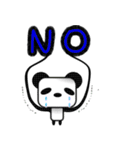 白黒星のぱんだーそん（個別スタンプ：14）